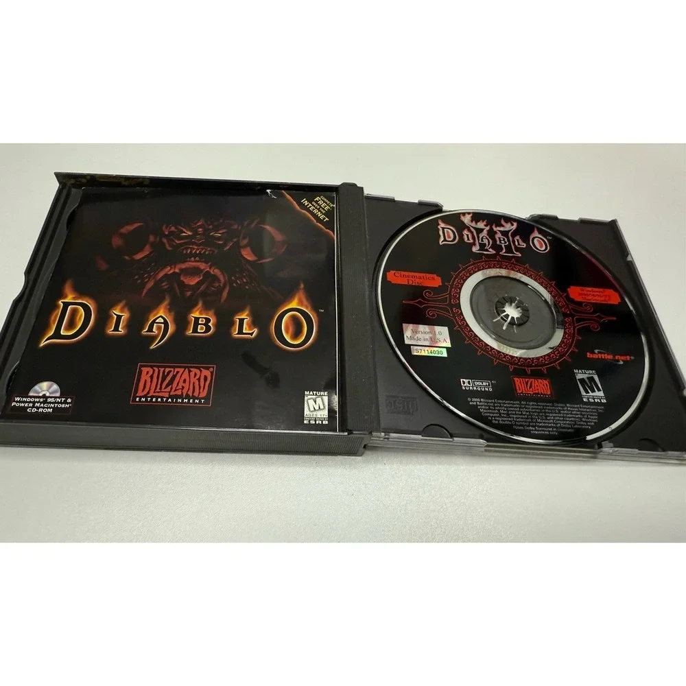Diablo PC Game Lot Diablo I Diablo II Lord of‎ Destruction Expansion
